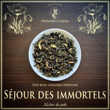 Séjour des immortels, thé bleu oolong