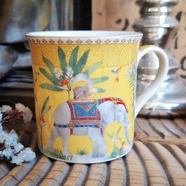 Tasse "Rêve indien" Jaune Maharadjah