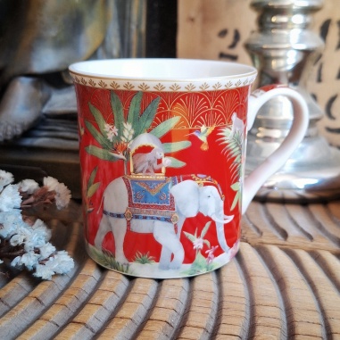 Tasse "Rêve indien" Rouge Maharani