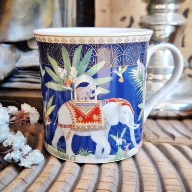 Tasse "Rêve indien" bleue Nabab