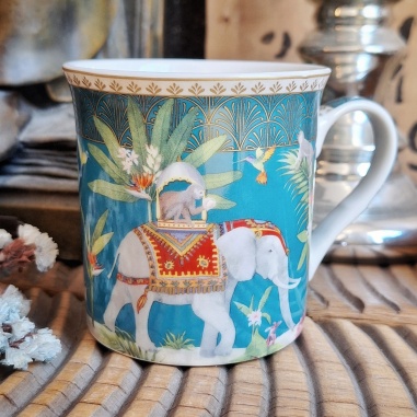 Tasse "Rêve indien" Turquoise Brahmane