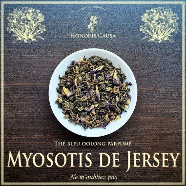 Myosotis de Jersey thé bleu oolong