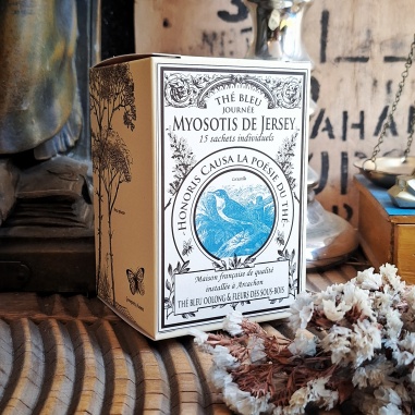 Myosotis de Jersey, thé bleu oolong fleuri sachets individuels