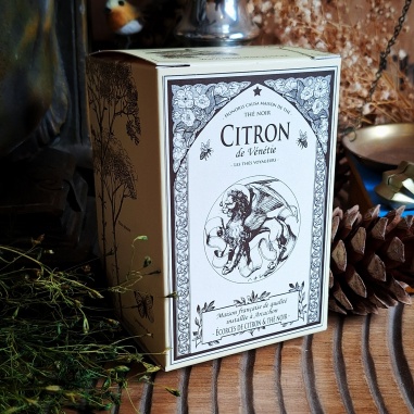 Citron de Vénétie, thé noir sachets individuels