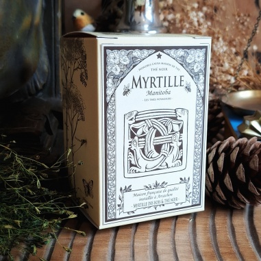 Myrtille Manitoba, thé noir sachets individuels