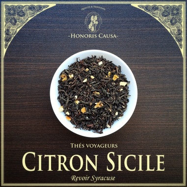 Citron de Sicile, thé noir