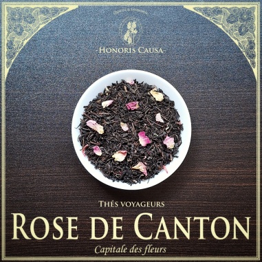 Rose de Canton, thé noir