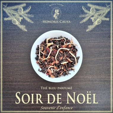 Soir de Noël,  thé bleu oolong