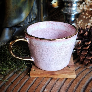 Tasse constellation rose nacre